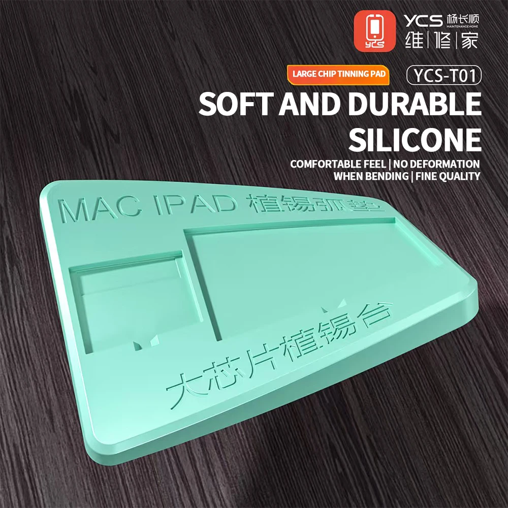 YCS-T01 Large Chip Strong Magnetic Tinning Arc Pad Honeycomb Hollow Heat Dissipation for MAC IPad Chip Repair Tinning Tool