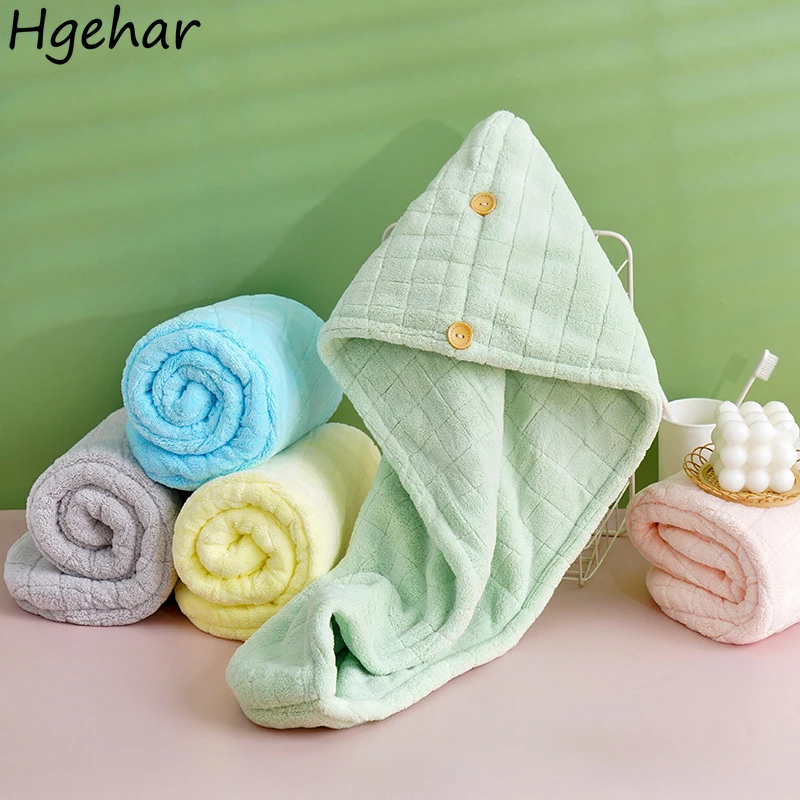 Double Layer Hair Towel Quick Drying Soft Coral Fleece Towels Water Absorbent Toallas Skin-friendly Shower Multi-purpose Toalla