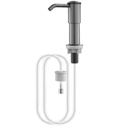 Kitchen Counrtertop Dishes Dispenser with Extention Tube Hand Press Soap Liquid Pump Plastic Soap Dispenser for Sink Accessories