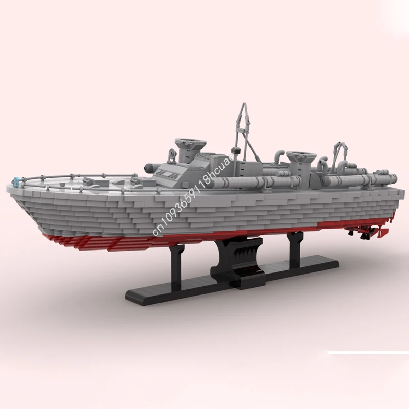 

3641pcs MOC Blacks Lagoons Boat Building Block Innovative STEM Assembly Project Kit Perfect for Developing Skills Christmas Gift