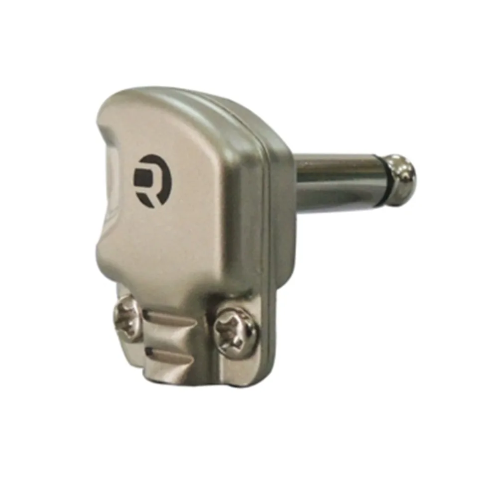 ■ Wtyczka TS Neutrik\'s REAN RP2RCF Pancake 6,35 mm, wtyczka płaska z efektami instrumentów, kąt prosty 90 stopni, wtyczka mono 1/4\