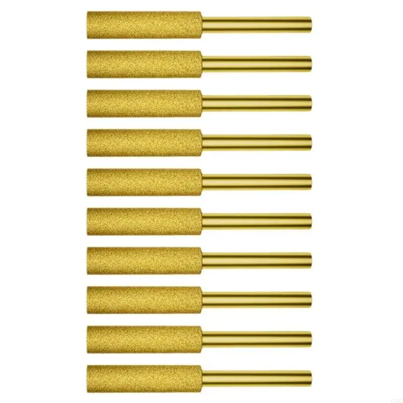 10pcs/set chainsaw acido cumpellatura pietra macinazione per metallo in lega C7AC