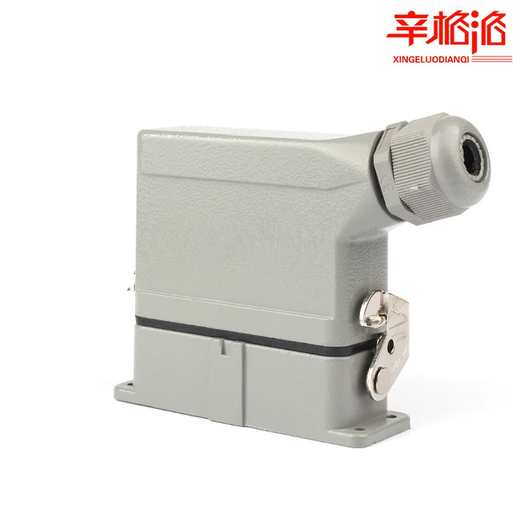 Heavy duty connector HDC-H16A-HA-016 F/M 16 core+PE hot runner connector 16A