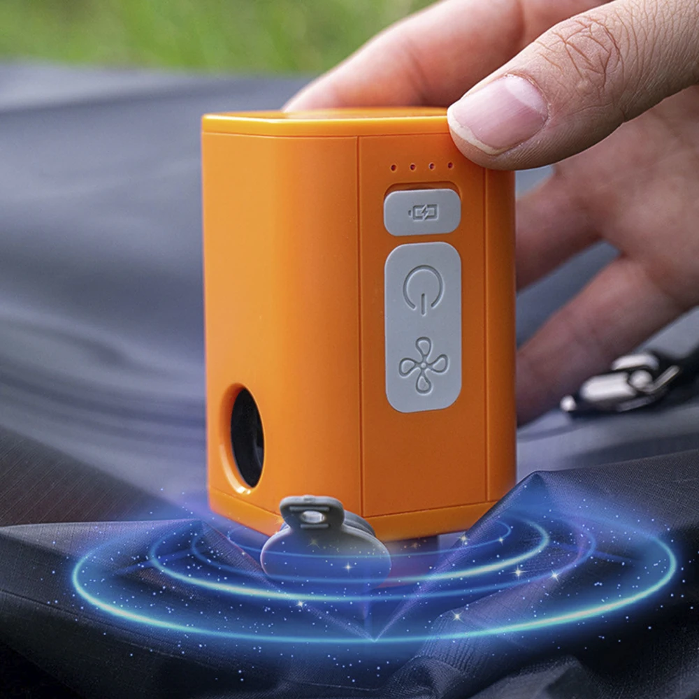 1PC Portable Air Pump Convenient Storage For Inflate Sports Equipment Pool Floats Air Mattresses And Camping Gear 2400mAh - view 4
