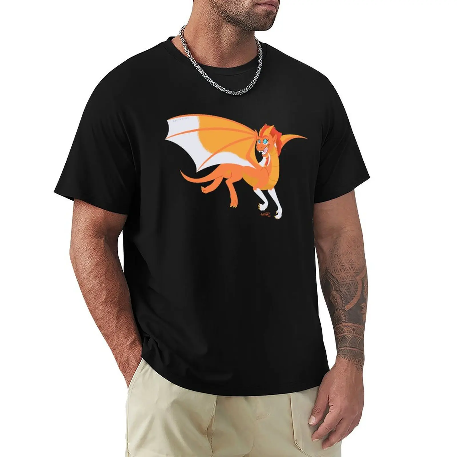 Jazzy Dragon T-Shirt Work Wear Breathable Tee