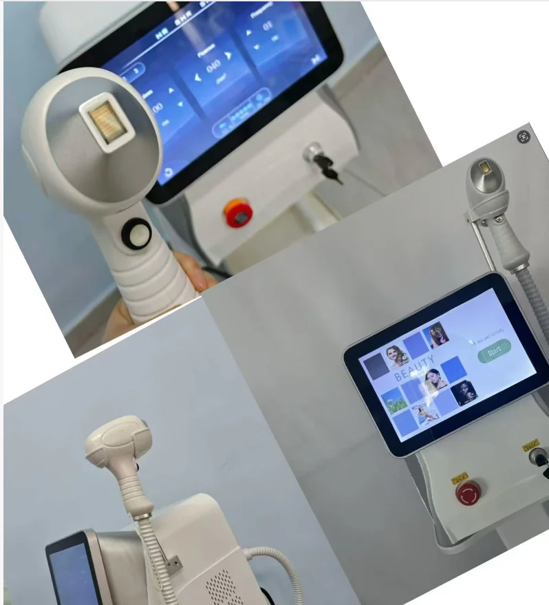 

Профессиональный диодный лазерный аппарат для удаления волос с титановым охлаждением, портативный, 808 нм, 755 нм, 1064 нм, александритовый лазер с тремя длинами волн