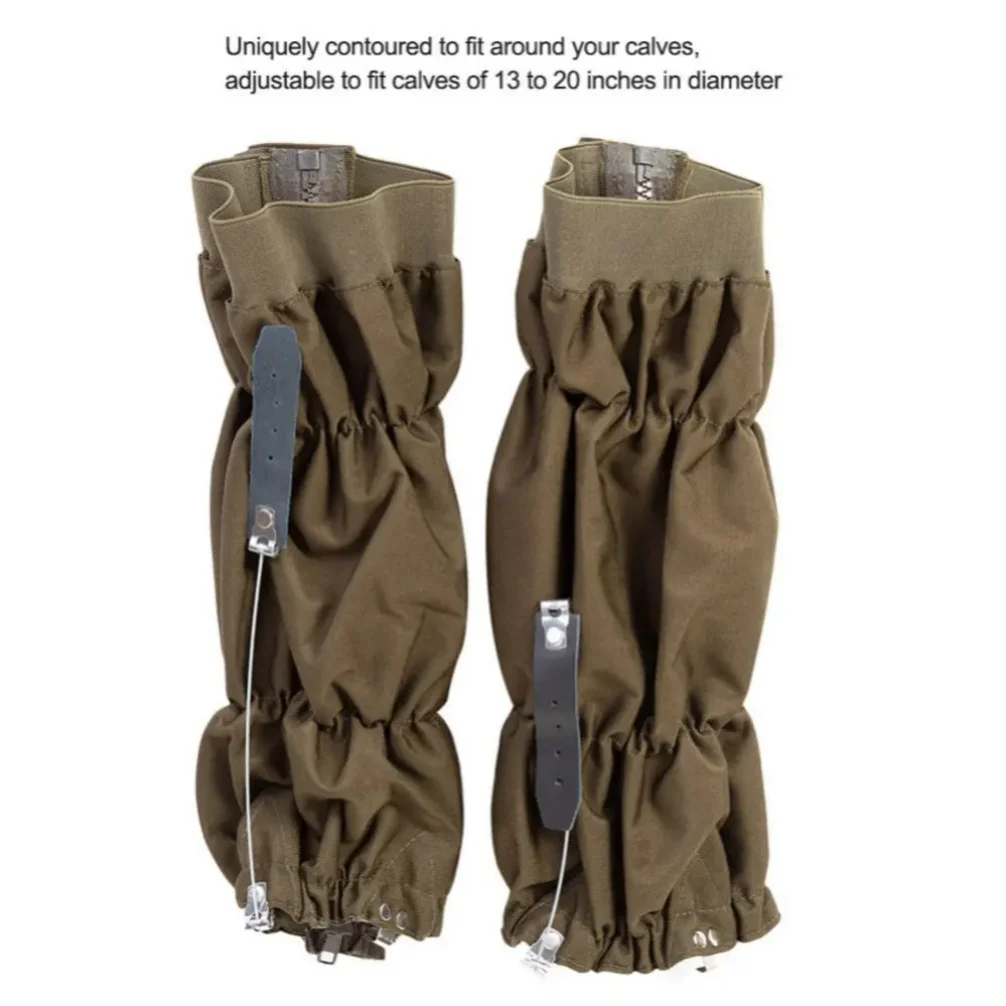 

Outdoor Waterproof Leg Gaiters for Hunting Mountain Climbing Hiking Walking Leg Gaiters Snow Boot Gaiters Snake Bite Protection