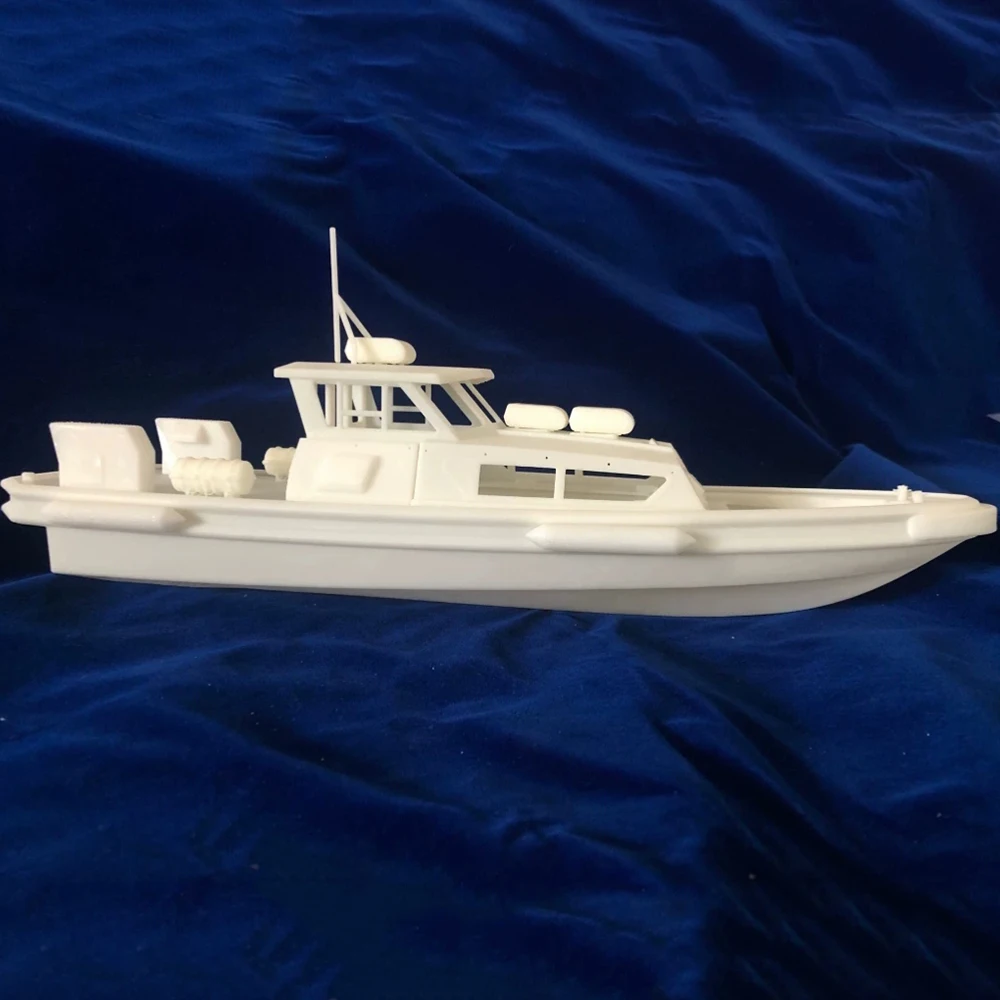 1/48 RC Boat 35cm Simulation Damen 1605 Remote Control Boat Resin One-piece Molding RC Boat Model Kit Adult Toy