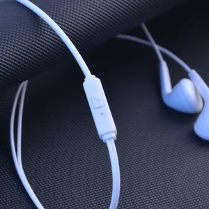 سماعة هاتف خليوي عالمية مسطحة ، نوع قابس مباشر ، أندرويد 3.5 مم ، ثقب دائري ، سلكي مع ميكروفون ، مكالمة أعلى 12 مبيعات لسماعات الرأس مباشرة في المصنع - رقم 10