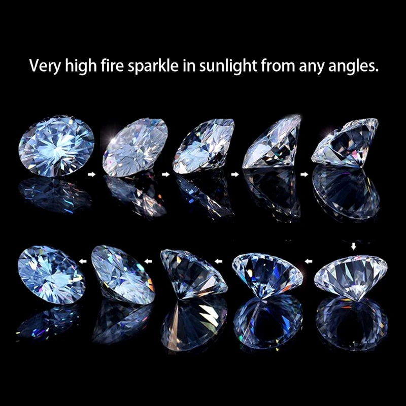 1000 Chiếc 1.0-3MM 5A Máy Tròn Cắt Đá Cubic Zirconia Màu Trắng Đá CZ Rời