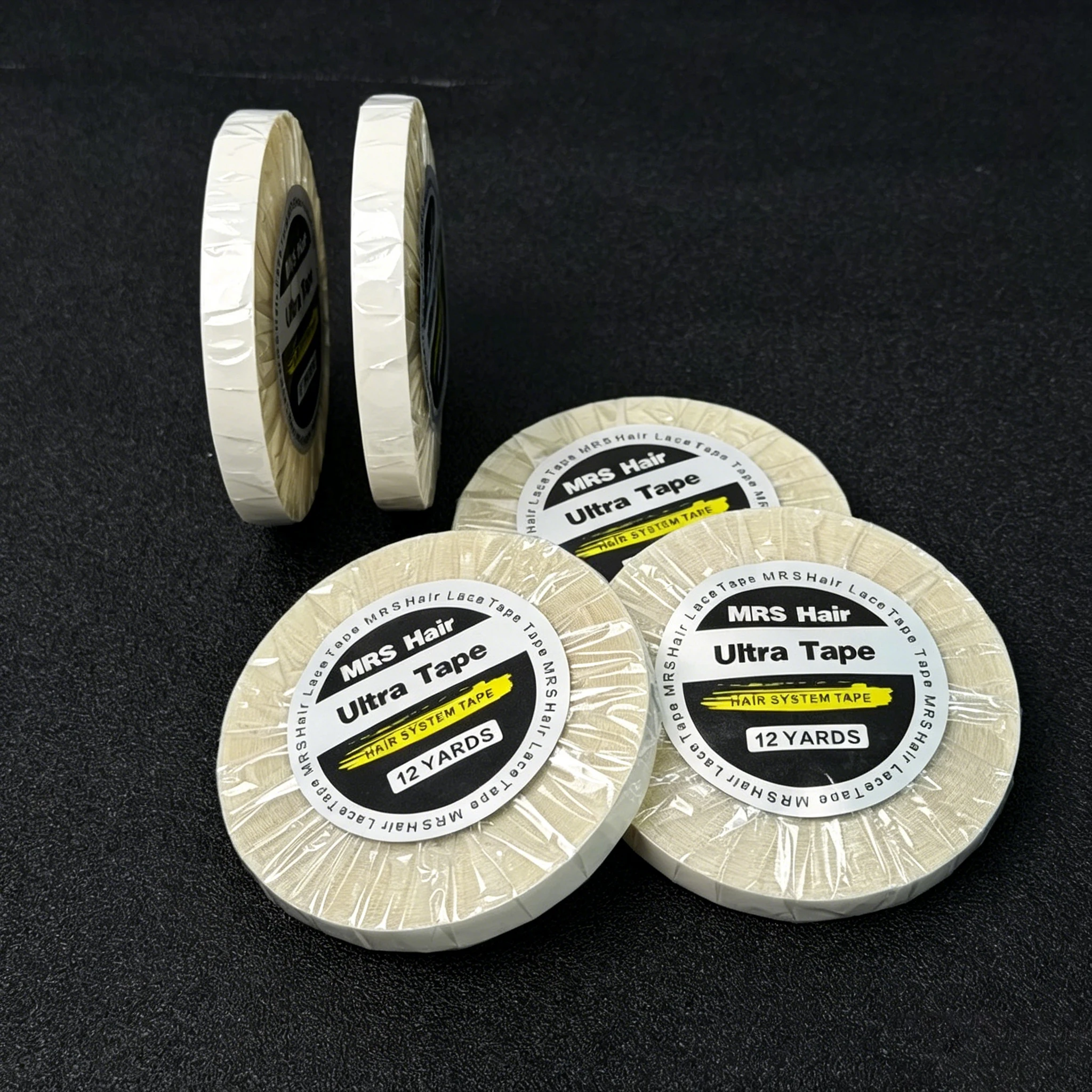 1 roll 0.8*3/12/36 yards super hair White tape double-sided adhesive tape for hair extension/lace wig/toupee