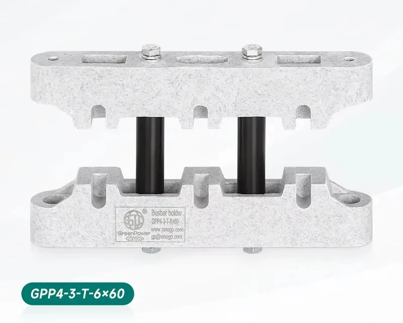 GPP4-3-T 6*60mm Bus Bar Insulator Support Electrical Insulator Busbar Holder for Low Voltage Switchgear