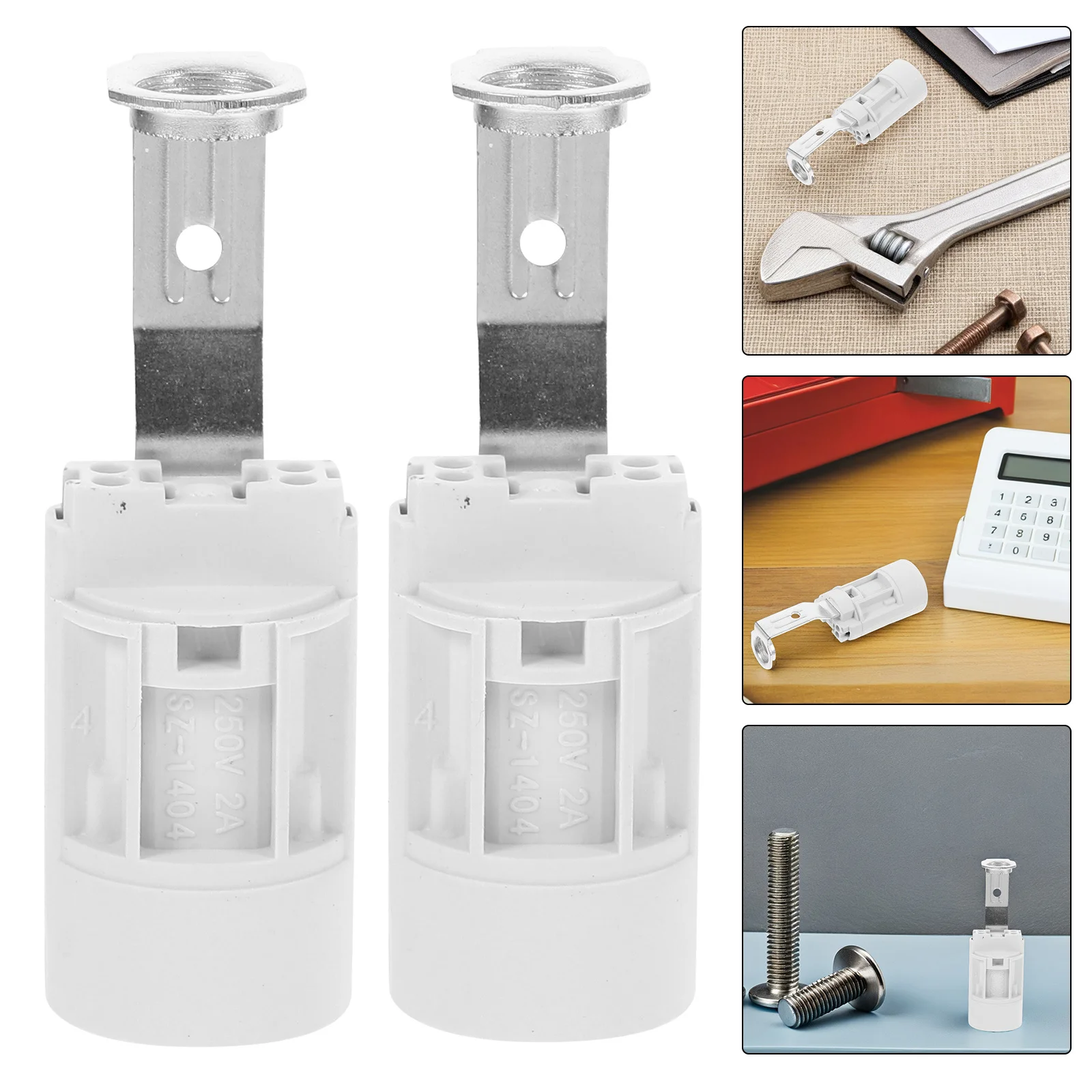 

3pcs E14 Screw Base Lamp Holder European Style Pipe Light Socket Bulb Holder For Pendant Diy Lamp Parts Vintage Lighting