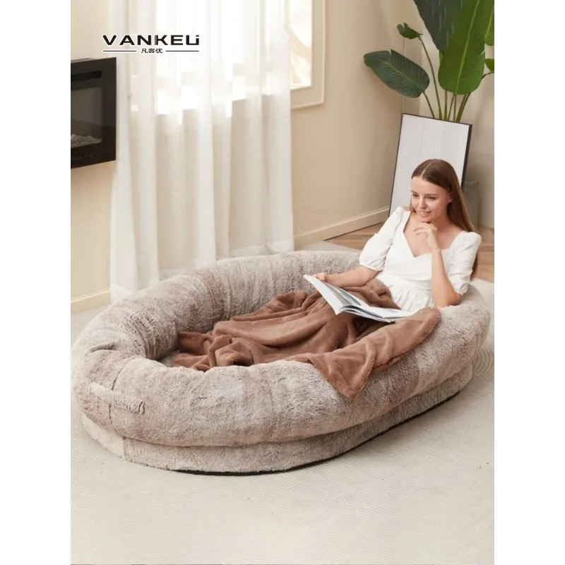 

Foldable Totoro Sofa Bed, Huge Double Person Net Red Tatami Sofa, Human Pet Dual-purpose Lazy Couch, Suitable for Home Use