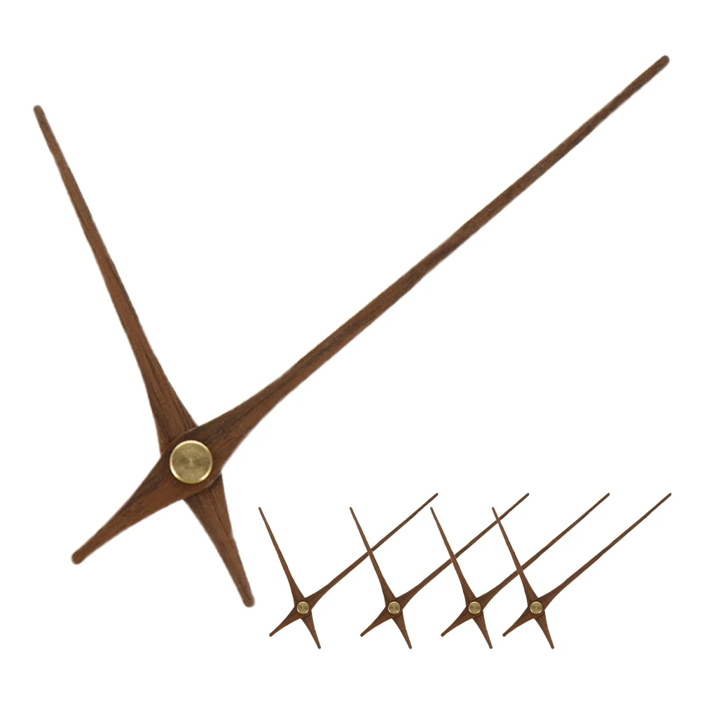 

5 Sets Clock Hands 12 Inch DIY Wooden Clock Needle Kit Decorative Clock Parts High Precision Pointer For Office Home Studio