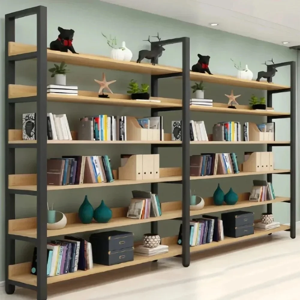 Bookcase Storage Shelf Home Kids Bookshelves Wooden Bookcases Stable Office Display Shelf Outdoor Flower Stand Kitchen StandRack