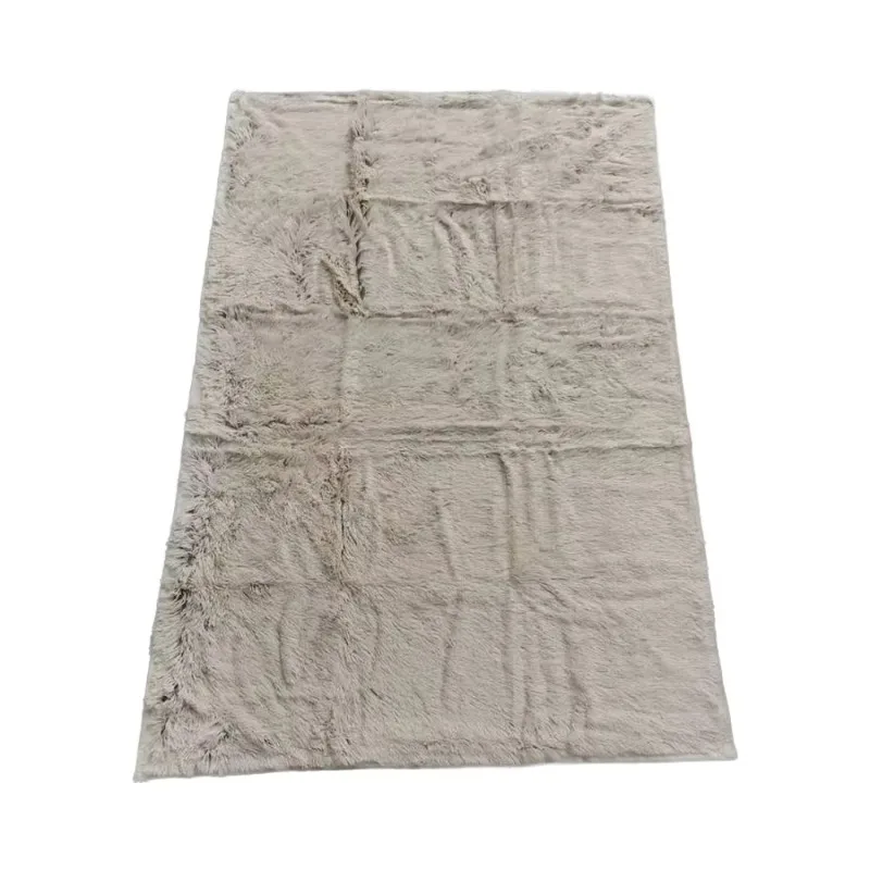 

Ultra-Soft Plush Cuddler Dog Blanket - Gray Fluffy Pet Throw for Calming & Comfort, Machine Washable 40"x60