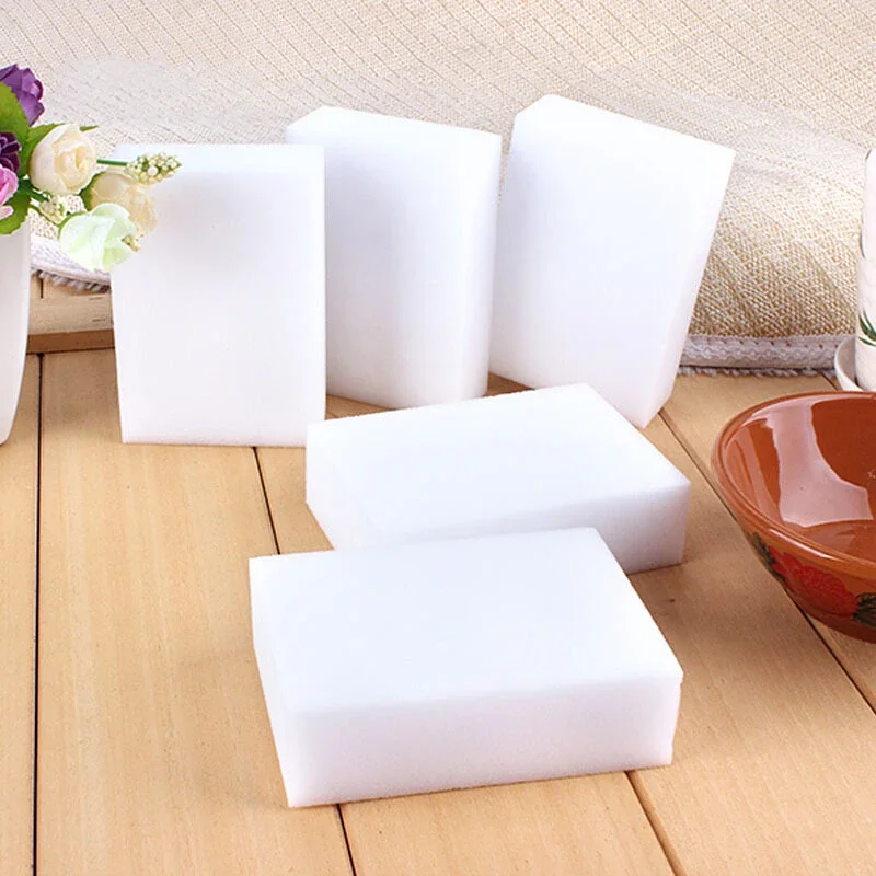 50pcs 100*70*30mm White Magic Melamine Sponge Eraser for Kitchen Office Bathroom Clean Accessory/Dish Cleaning Nano