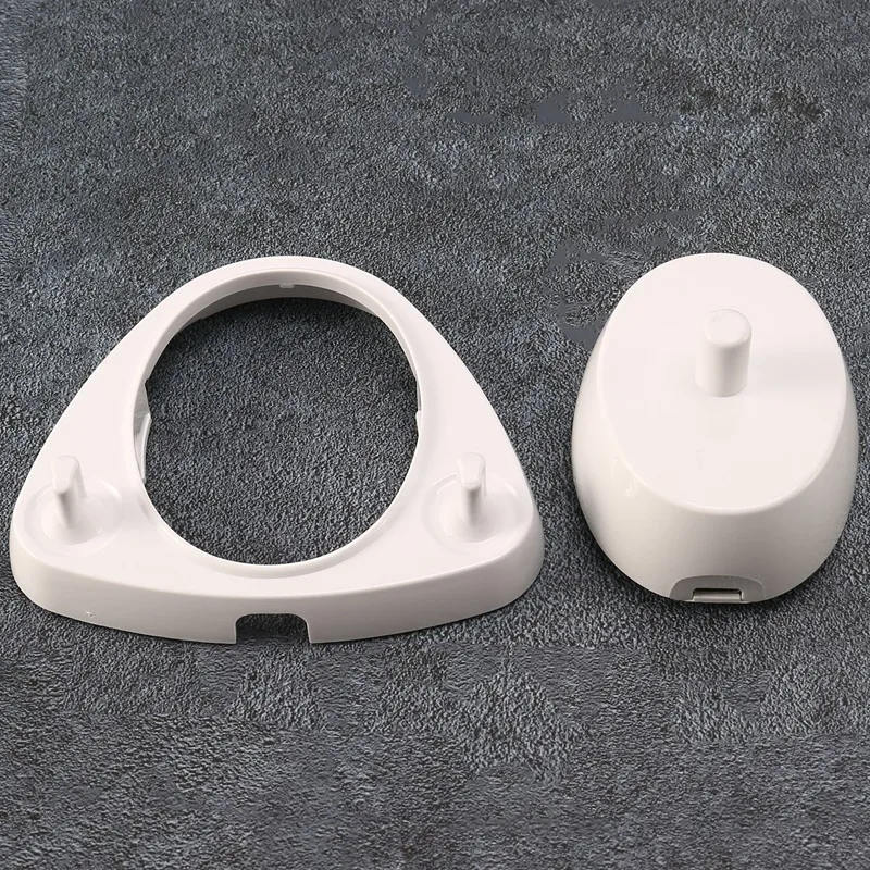 RIRI für Braun Oral B Zahnbürste Ersatz-Ladegerät, Netzteil, induktiver Ladehalter, Modell 3757, USB-Kabel, Weiß