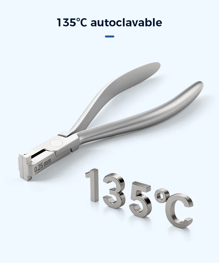 AZDENT Dental Kieferorthopädische Draht Schritt Forming Zange Draht Biegen Biege Forcep Zahnarzt Labor Labor Zahnmedizin Instrument Werkzeug – Detail 5