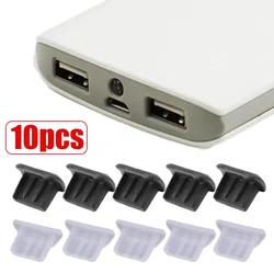 Bouchons anti-poussière en silicone pour port de charge Android, bouchons anti-poussière micro USB, couvercle de protection universel pour Xiaomi, Samsung, 1-10 pièces