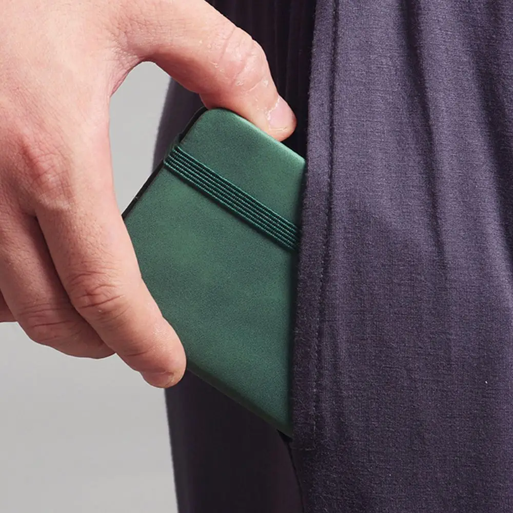 4 قطعة المحمولة A7 دفتر جيب غطاء بولي يوريثان المفكرة الصغيرة ورق للكتابة مذكرة الوسادة مذكرات كتاب اللوازم المكتبية #4