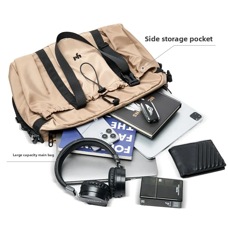 السببية النايلون الكتف رجل حقيبة اليابانية المراهقين مدرسة كمبيوتر محمول حبال حقيبة رجالية الشارع الشهير السفر حقيبة كروس حقيبة ساع للرجال