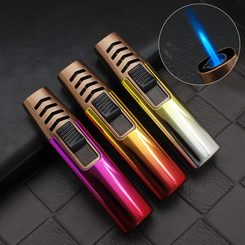 

Creative Handheld Moxibustion Spray Gun Lighter Outdoor Barbecue Ignition Gun Portable Direct Charge Blue Flame Cigar Lighter