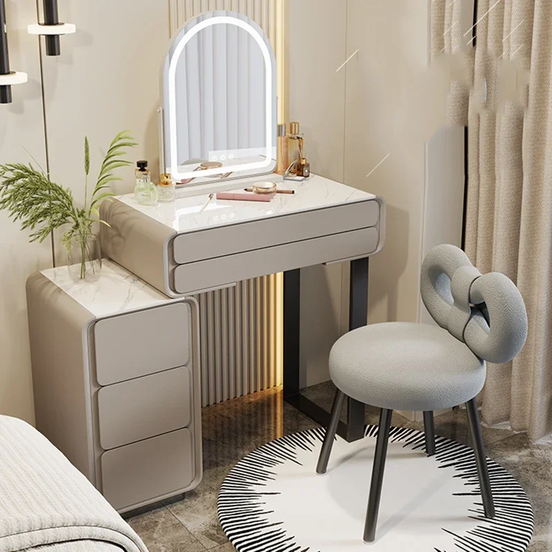 

Makeup Vanity Table Set Vintage Home Furniture Bedroom Storage Cabinet Dressing Rooms Comfortable Drawers Bedrooms Furniture