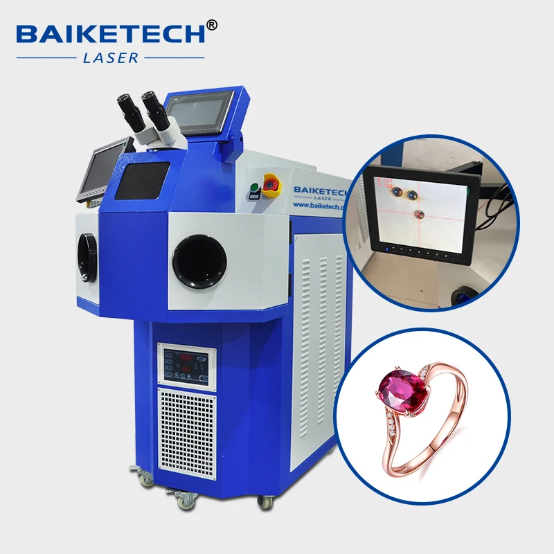 300W draagbare vloerstaande goud zilver roestvrij staal metalen sieraden YAG laserlasmachine fabrieksprijs