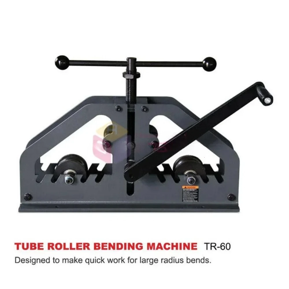 Portable TR-60 38mm Round Tube Roller Pipe Roll Bender Machine Heavy Duty Pipe Bending Machinery Roller Bending Machine