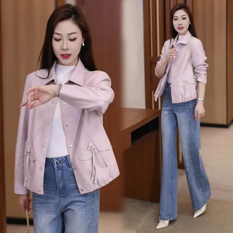 New Loose Jackets Slimming February August Wear Outwear Female Short Fashion Coats Women Spring Autumn Joker Outcoat Ladies Tops