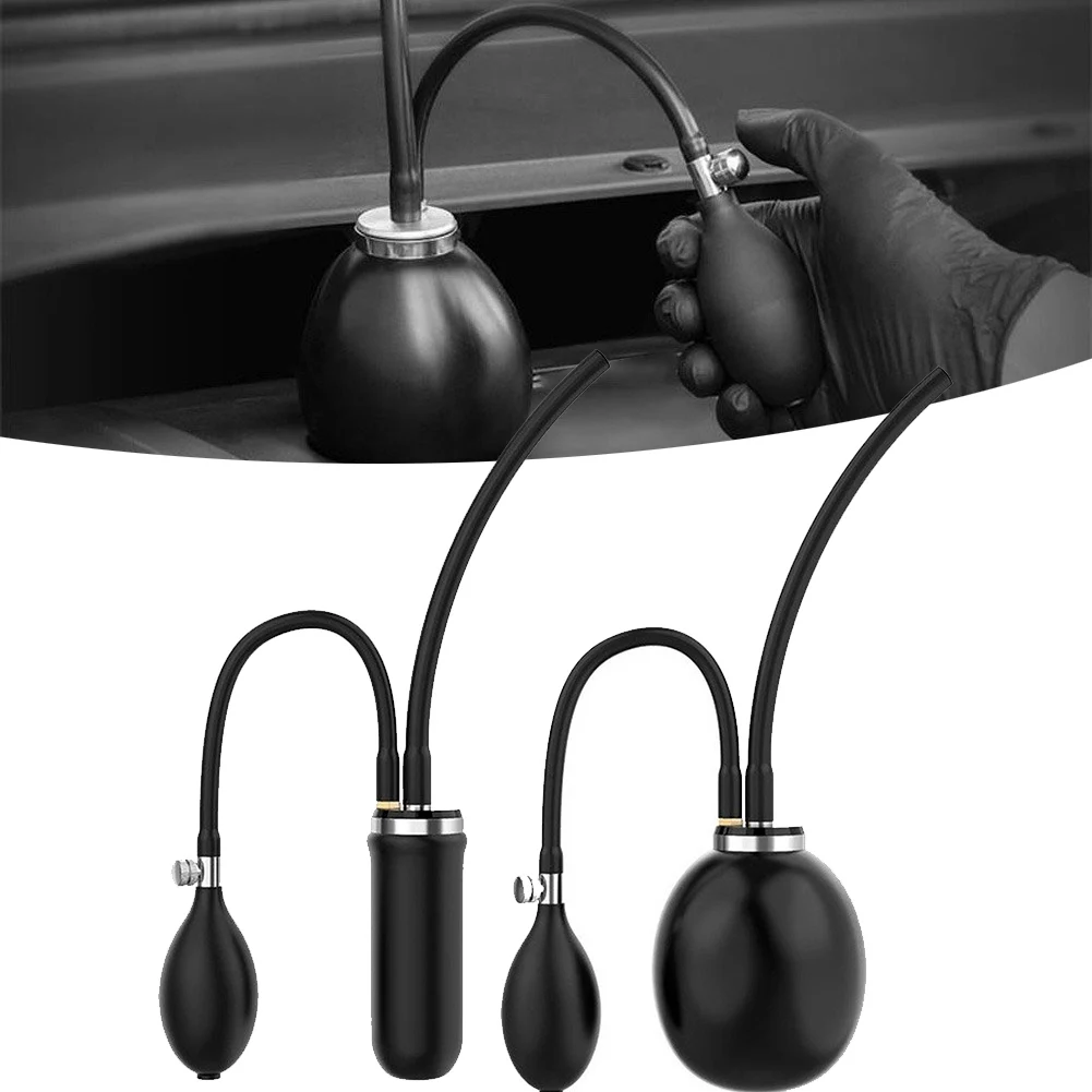 Black Rubber Airbag Intake Adapter With Built-in Pump For Car Leak Detector Diagnostic Tool Automotive Smoke Testing Equipment