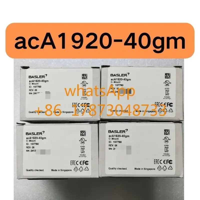 Nuova telecamera industriale acA1920-40gm spedita rapidamente