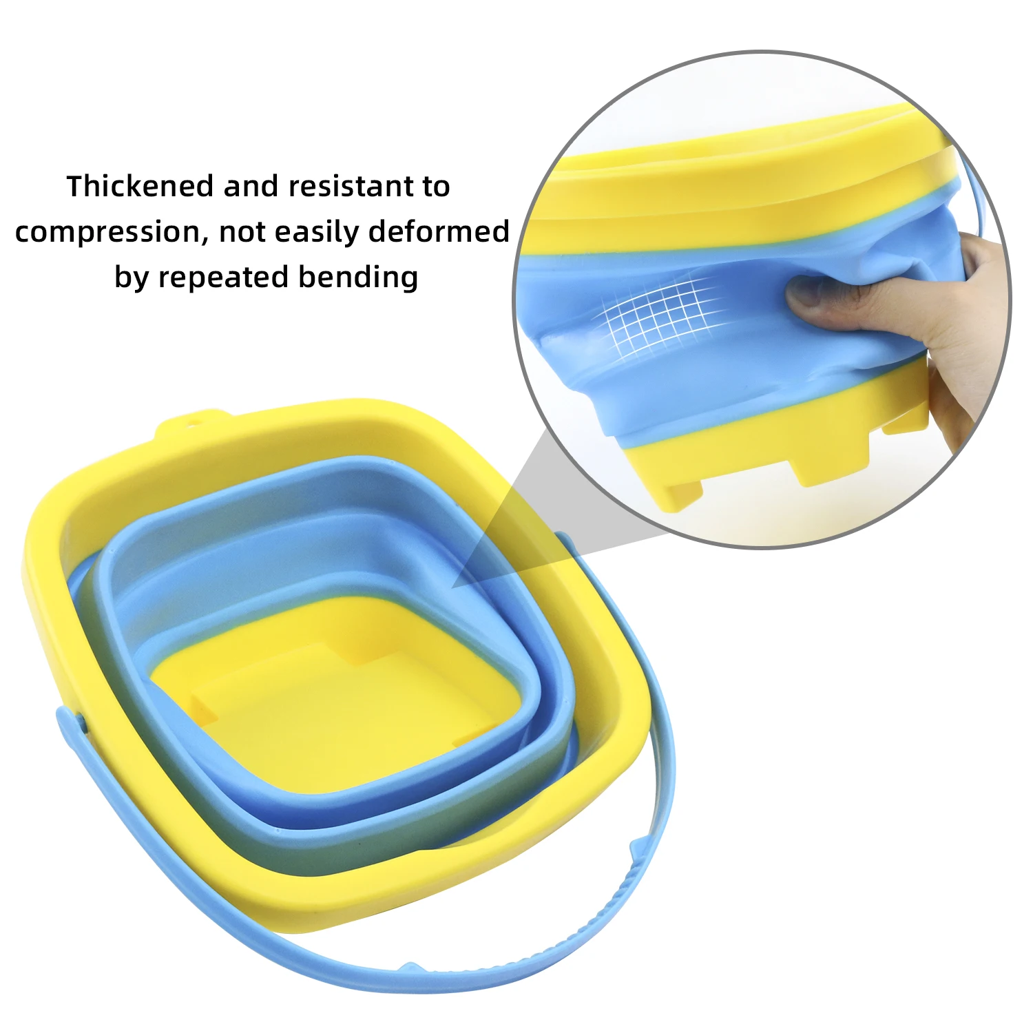 텔레스코픽 버킷이 포함된 어린이용 접이식 해변 양동이 장난감, 야외에서 모래와 물 장난감으로 파고 놀기