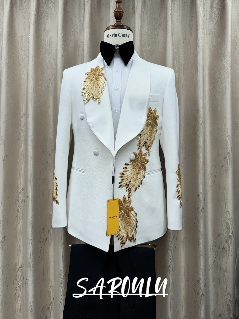 Eleganter weißer Herrenanzug m – Elegant Formal Men'S Wear Bewertung und Preis
