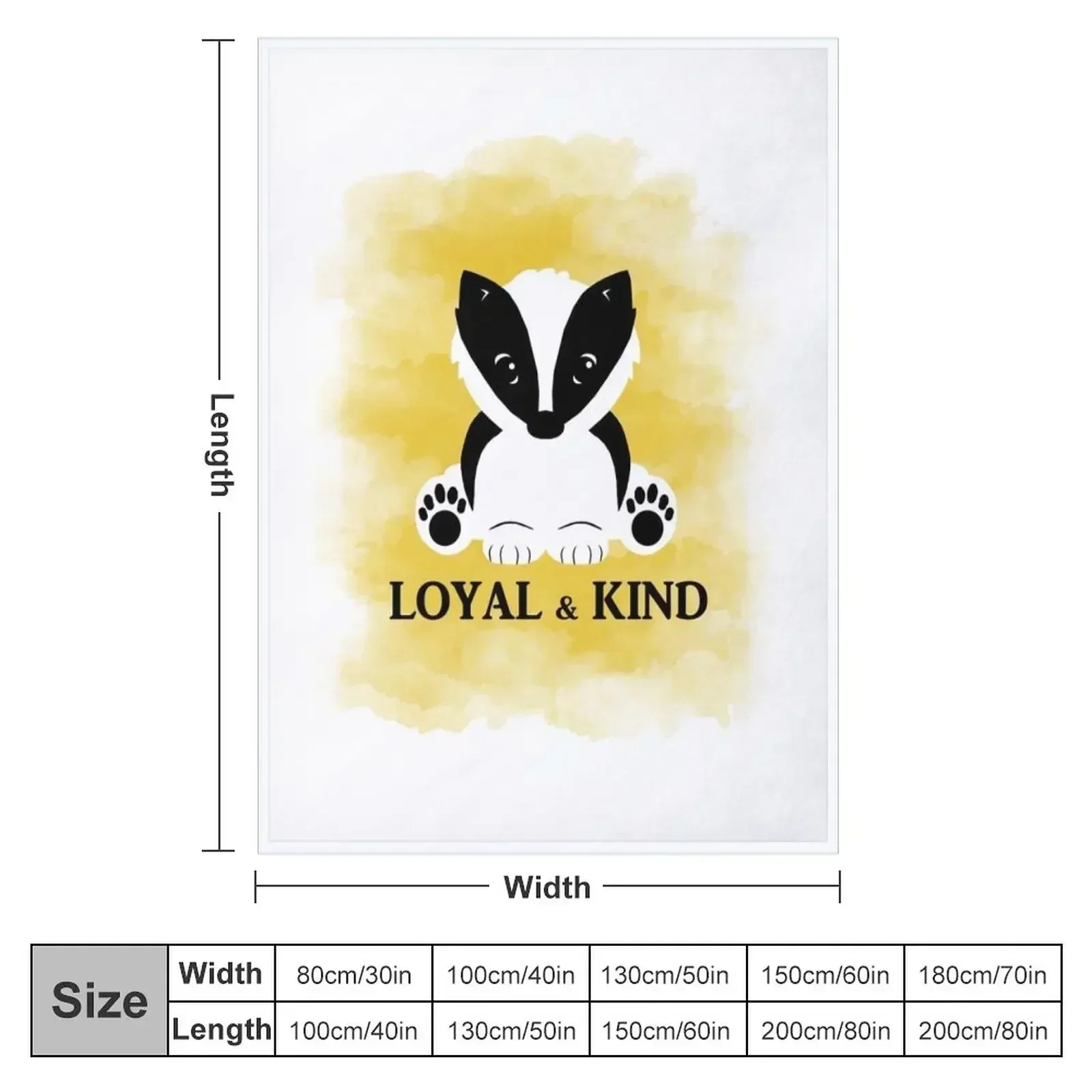 Cute Badger Throw Blanket Retros Designers Flannel Fabric Blankets For Baby Blankets