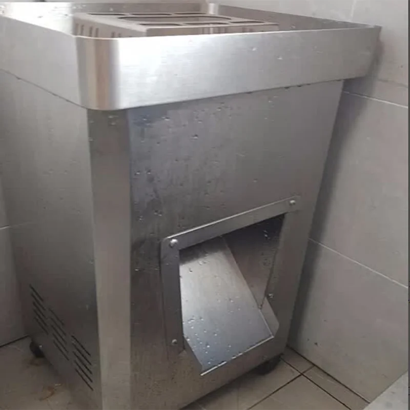 Commercial Electric Stainless Steel Shred Section Dicer Meat Cuber   Slicer Machine Vegetable Slicing Machinery Kitchen Cutter