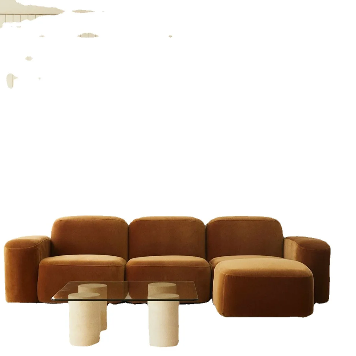 أريكة من القماش الشمالي شقة صغيرة بسيطة حديثة B & B Xiaohongshu غرفة المعيشة استوديو وحدة إبداعية المشاهير على الإنترنت