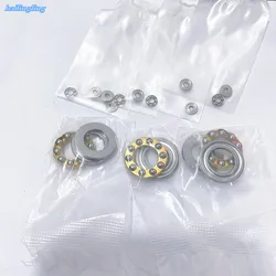 4/6Pcs F2-6M F2.5-6M F3-6M F3-7M F3-8M F4-9M F5-10M F5-11M F5-12M F6-12M F6-14M F7-13M F7-15M F8-16M Axial Ball Thrust Bearing