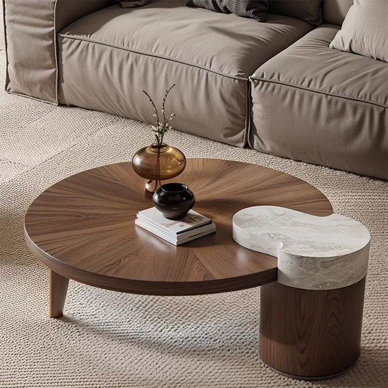 Modern Coffee Table Living Room New Designs Leaf Shape Coffee Table Home Furniture Set