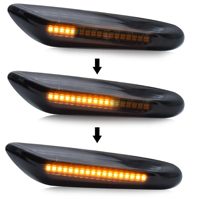 LED Fender Side Light For BMW 3 Series E46 Accessories 1998-2006,Anti-UV,Shock Resistant,Weather Resistant,Anti-Fading