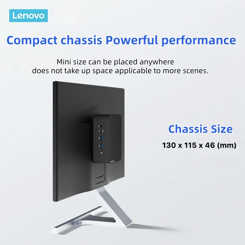 Lenovo BY NUC 12GO Mini PC Intel Alder Lake N100 4 Core 4 Fili 12GB RAM 512GB ROM WiFi 6 BT5.2 Mini PC Computer Desktop