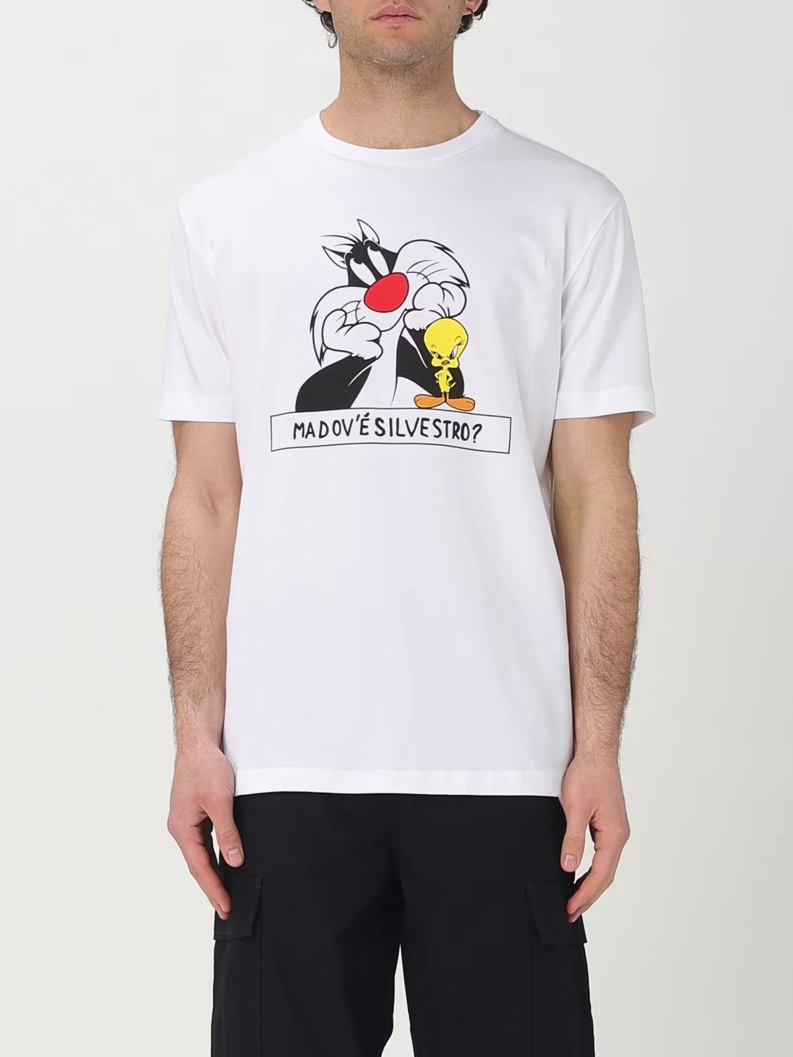 الشارع موضة الاتجاه الملابس ICEBERG نمط الطباعة الصيف الفاخرة العلامة التجارية القطن الخالص الرجال والنساء تي شيرت قصيرة الأكمام #3