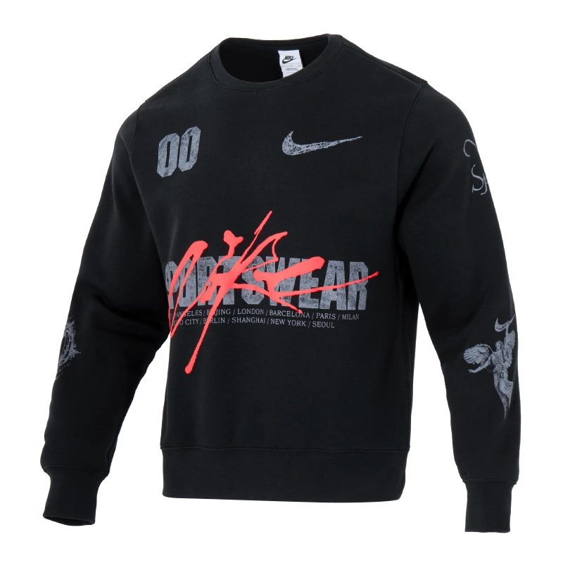 

Nike (Nike) Sweatshirt Men's Sportswear Fitness Training Comfortable Fleece Casual Wear Round Neck Pullover If1766-010