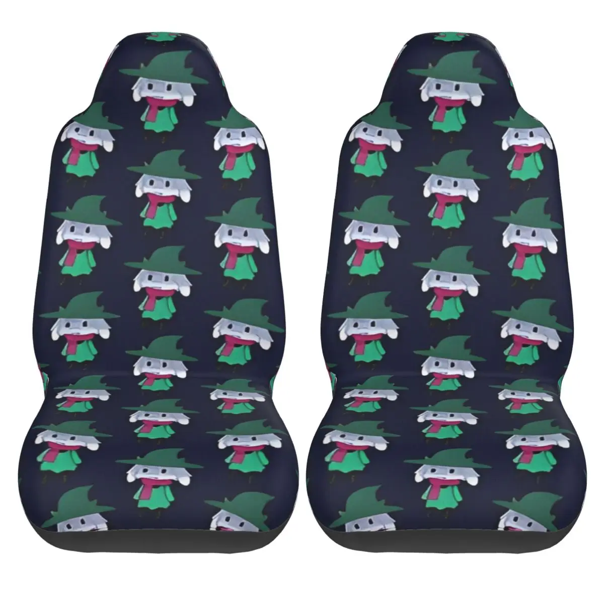 Deltarunes - Ralsei Universal Car Seat Cover Off-Road Suitable For All Kinds Models Games Seat Covers Fiber Car Accessories