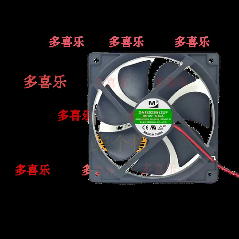 

ZMZM 1/шт. для DA12025B12UF DC12V 0,80A 12CM 2-проводной охлаждающий вентилятор для сервера корпуса