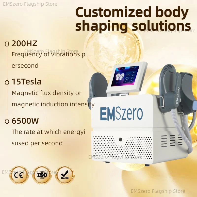 

Professional EMSzero NEO 6500W RF Machine Hi-EMT Body Sculpting Fat Burning EMS Slimming Beauty Equipment