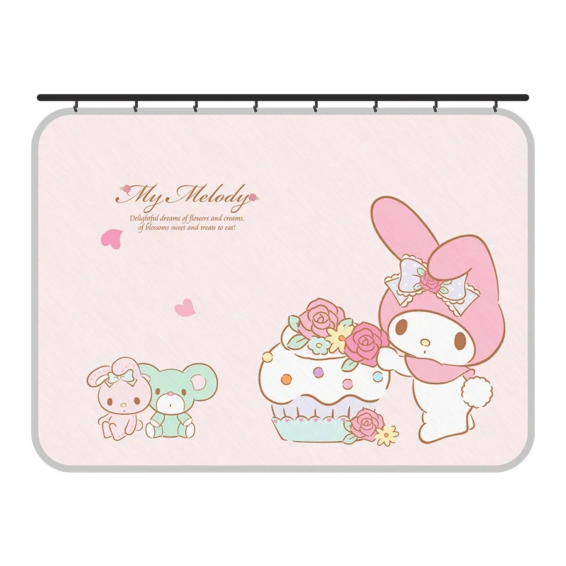 Kawaii My Melody Car Trunk Storage Box Sanrio Anime Outdoor Camping Folding Girl Heart Cute Cartoon Girl Gift