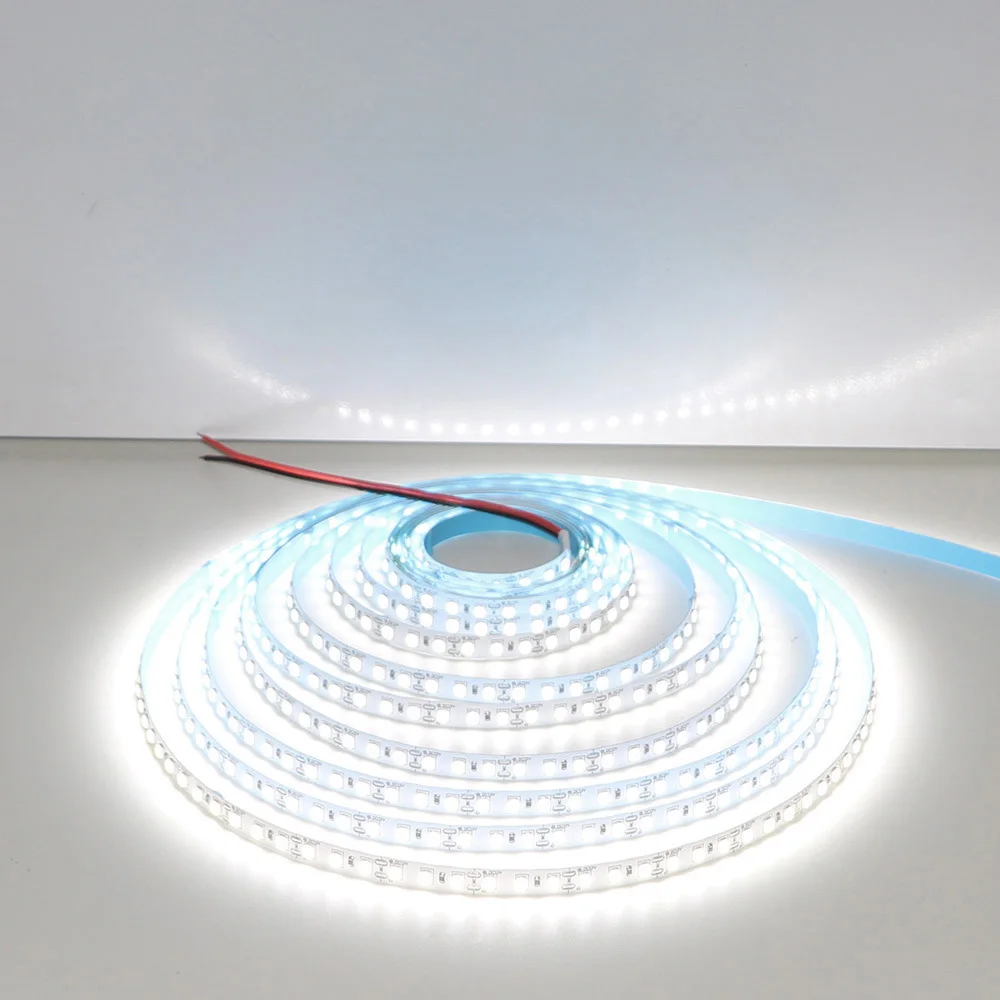 Single Strip 5 Meters Long LED Strip 2835 DC12V 600LEDs/m Home Light Strip Flexible Cuttable Whole Length Is 5m Soft Lamp Bar